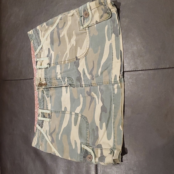 Star Dresses & Skirts - Y2K Style Camo Miniskirt